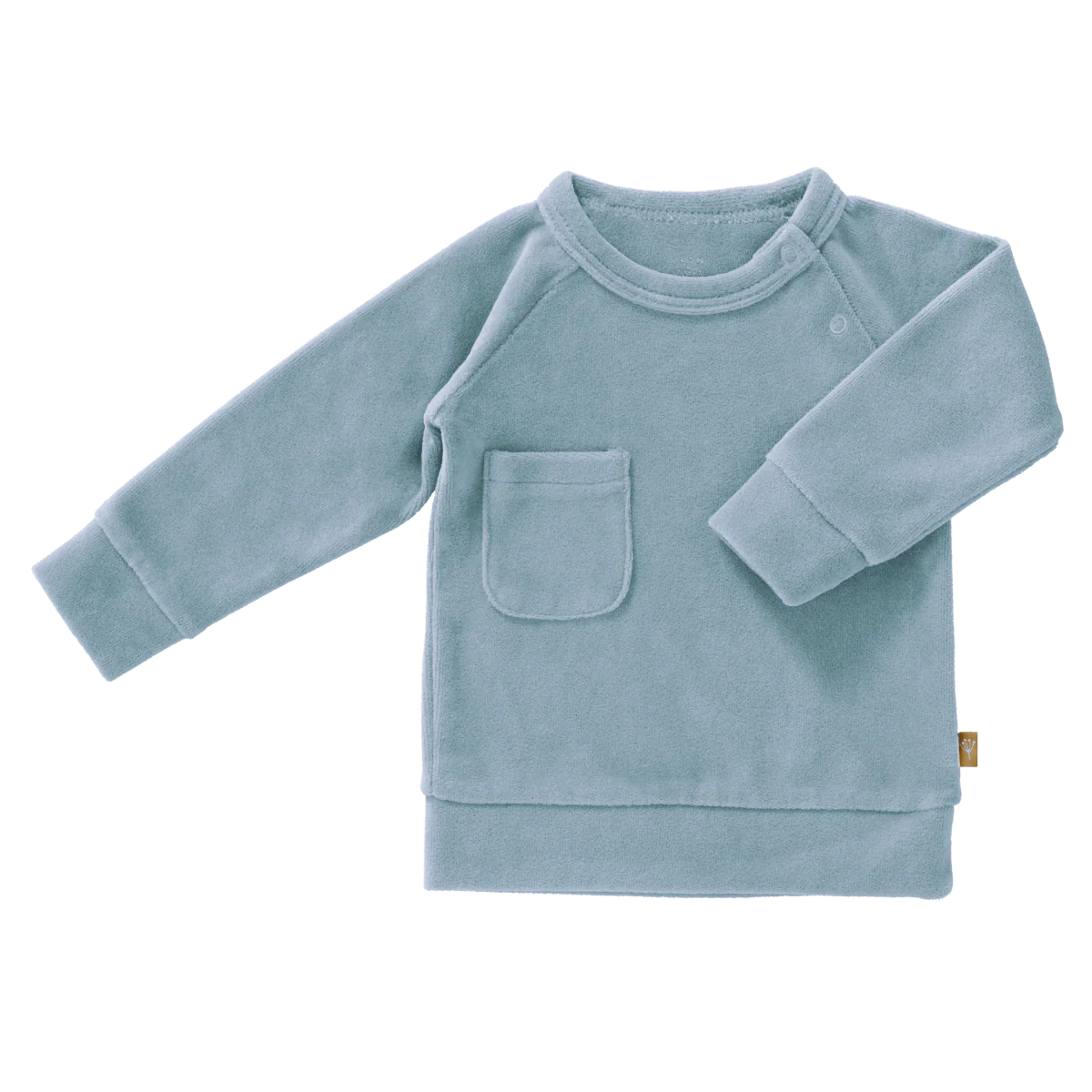 Fresk Baby Trui Velours Blue Fog