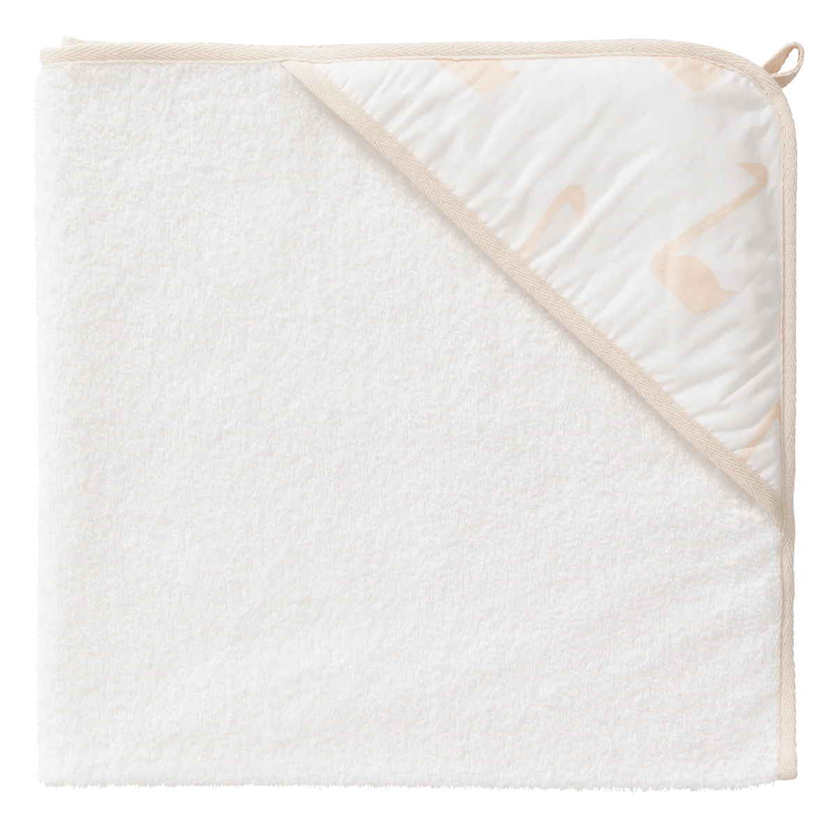 Fresk Badcape Baby Wikkel Diagonals Pale Peach