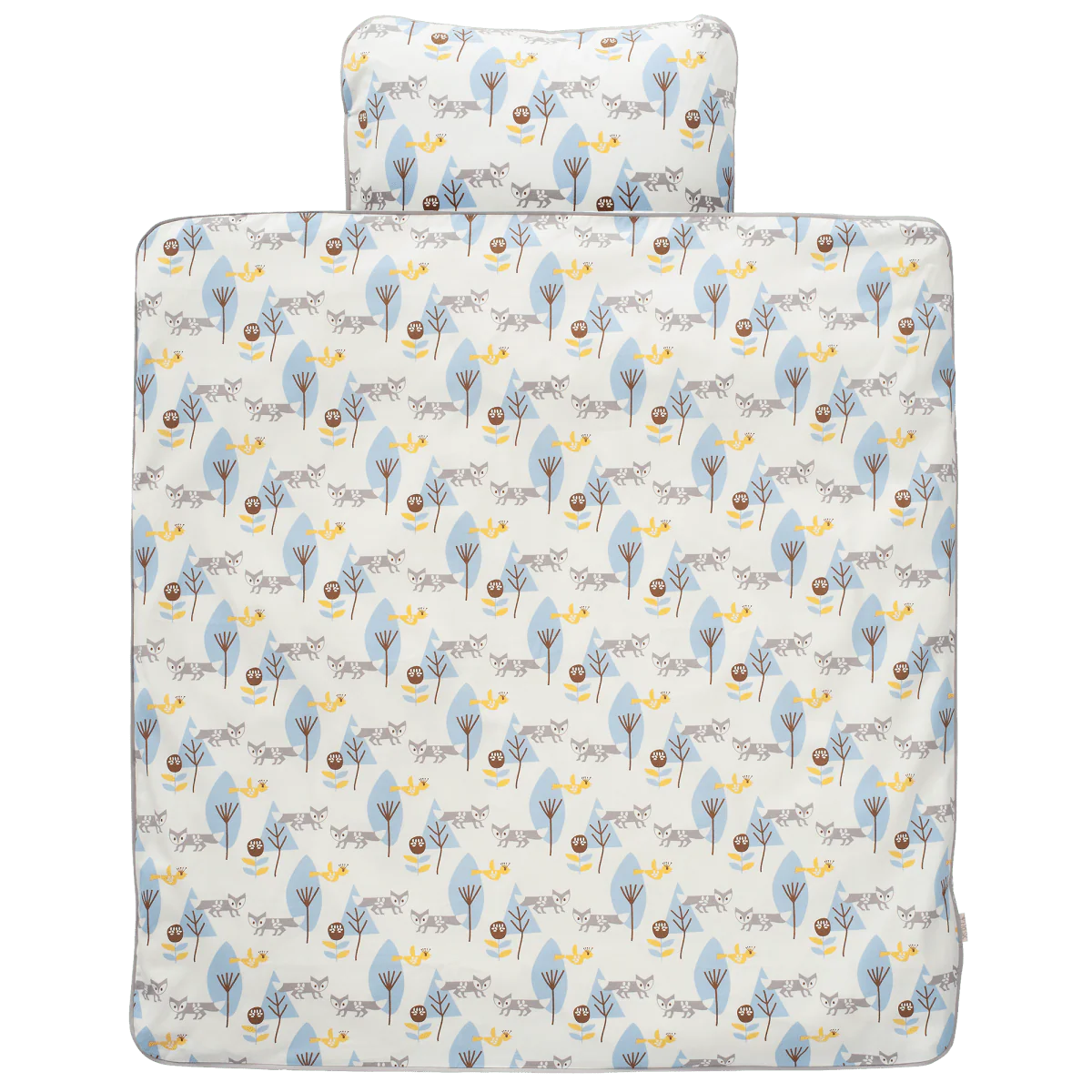 Fresk Dekbedovertrek Fox Blue 80x80cm