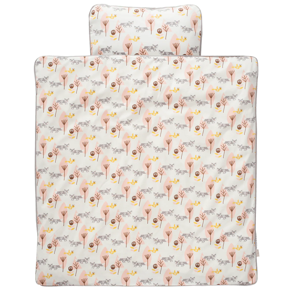 Fresk Dekbedovertrek Fox Pink 80x80cm