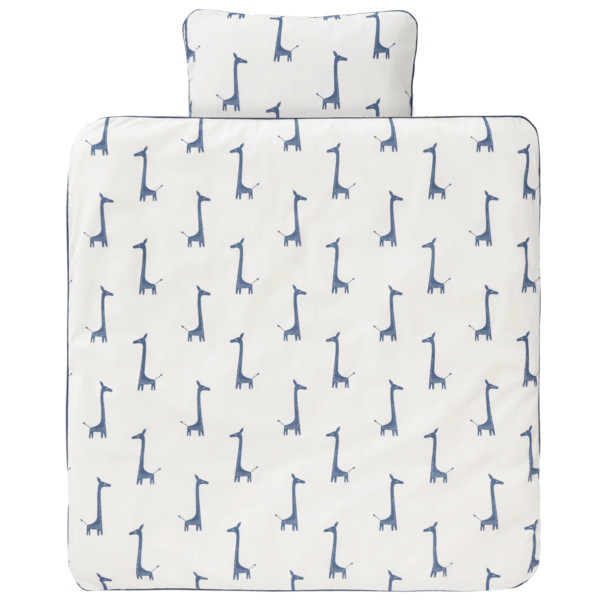 Fresk Dekbedovertrek Giraf Indigo Blue 80x80cm