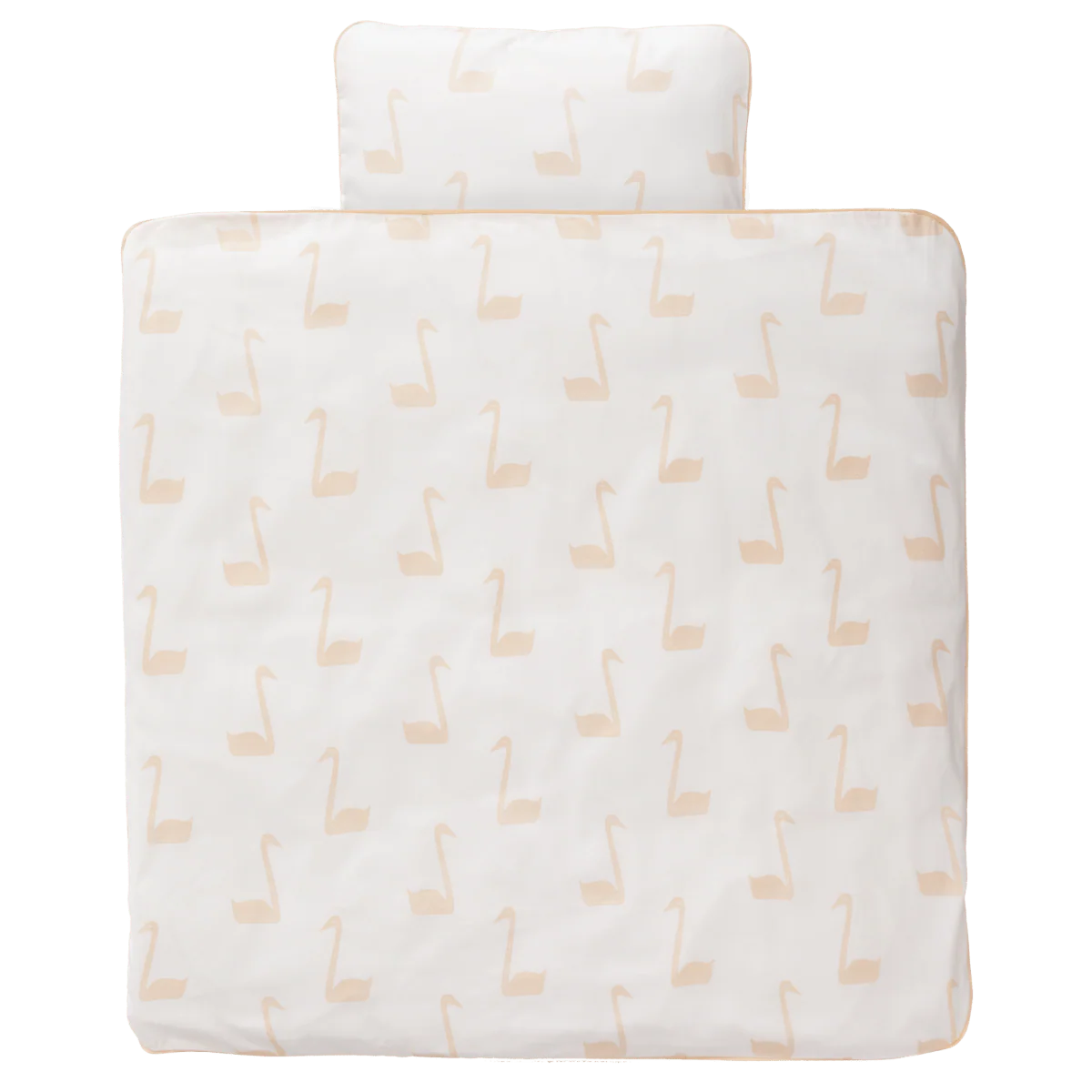 Fresk Dekbedovertrek Swan Pale Peach 100x135cm