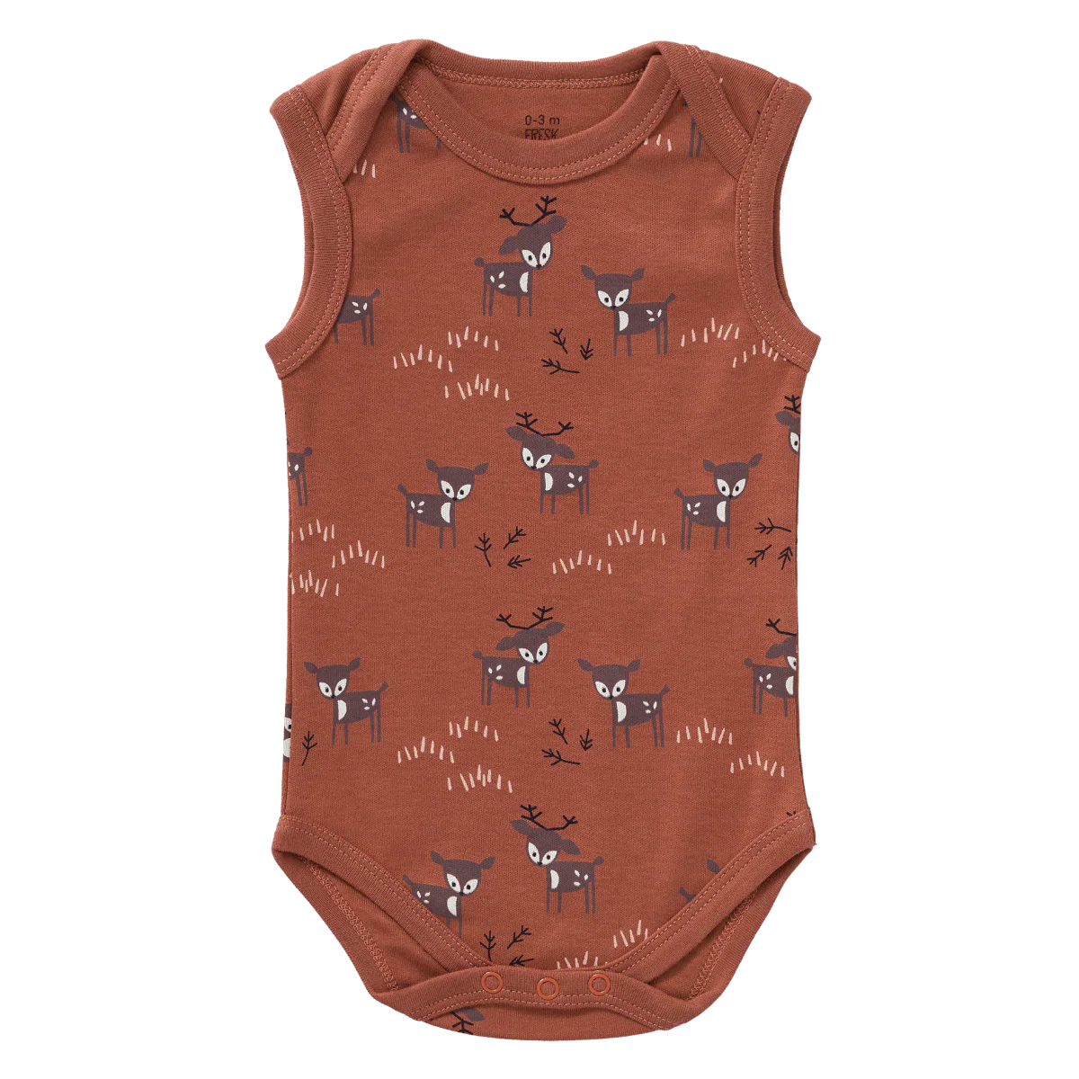 Fresk Romper Deer Amber Brown