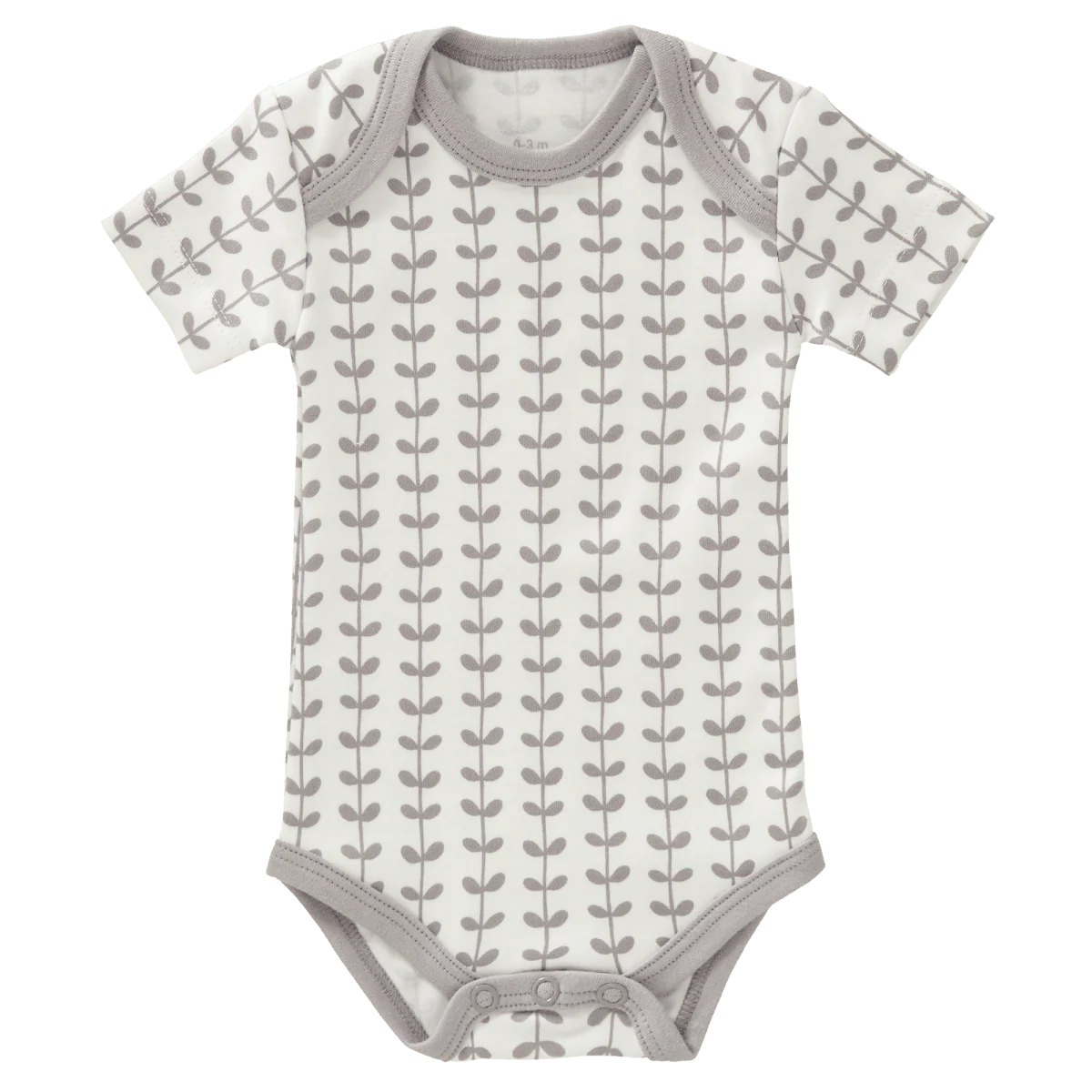Fresk Romper Korte Mouw Leaves Grey