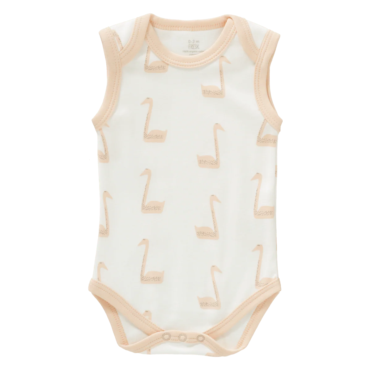 Fresk Romper Zonder Mouw Swan Pale Peach