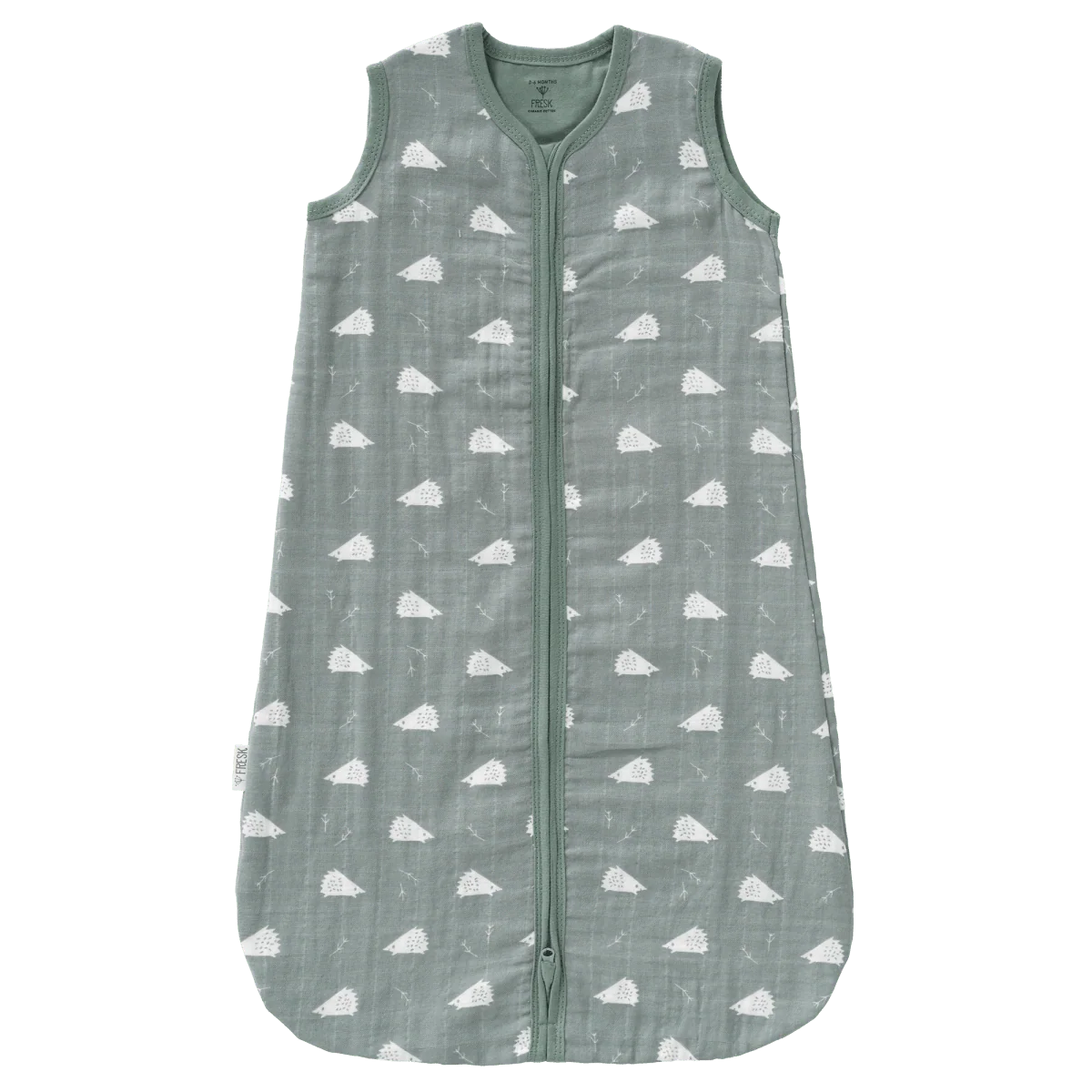 Fresk Slaapzak Baby Muslin Hedgehog 2-laags