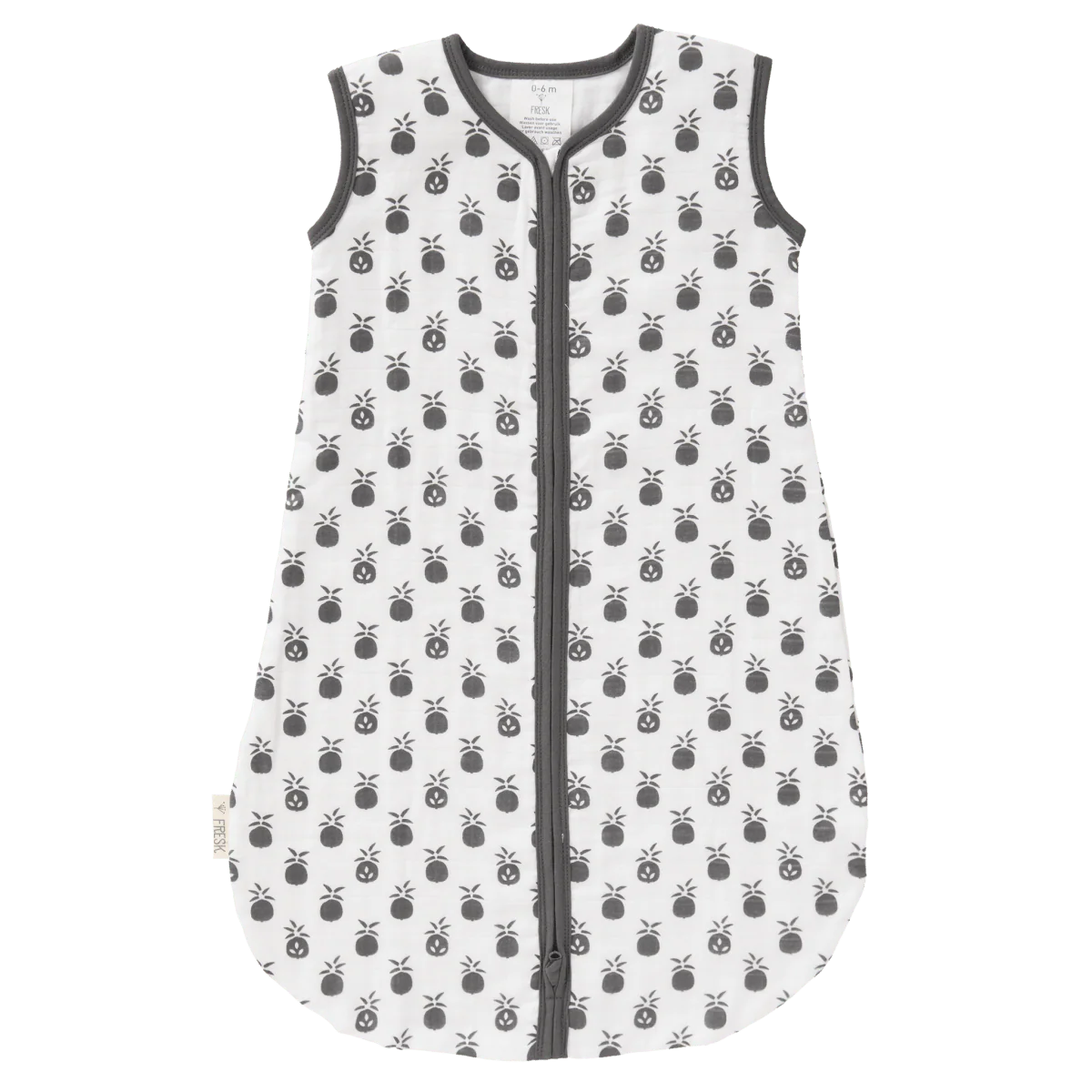 Fresk Slaapzak Baby Muslin Pineapple 2-laags