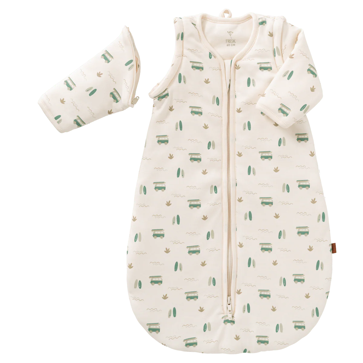 Fresk Slaapzak Baby Surf Boy Interlock Met Lichte Voering 60Cm - Image 2