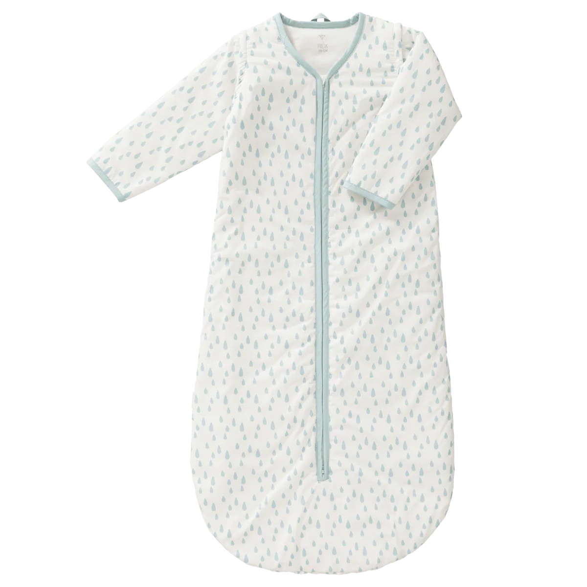 Fresk Slaapzak Baby Winterslaapzak Afristsbare Mouw Drops Ether Blue