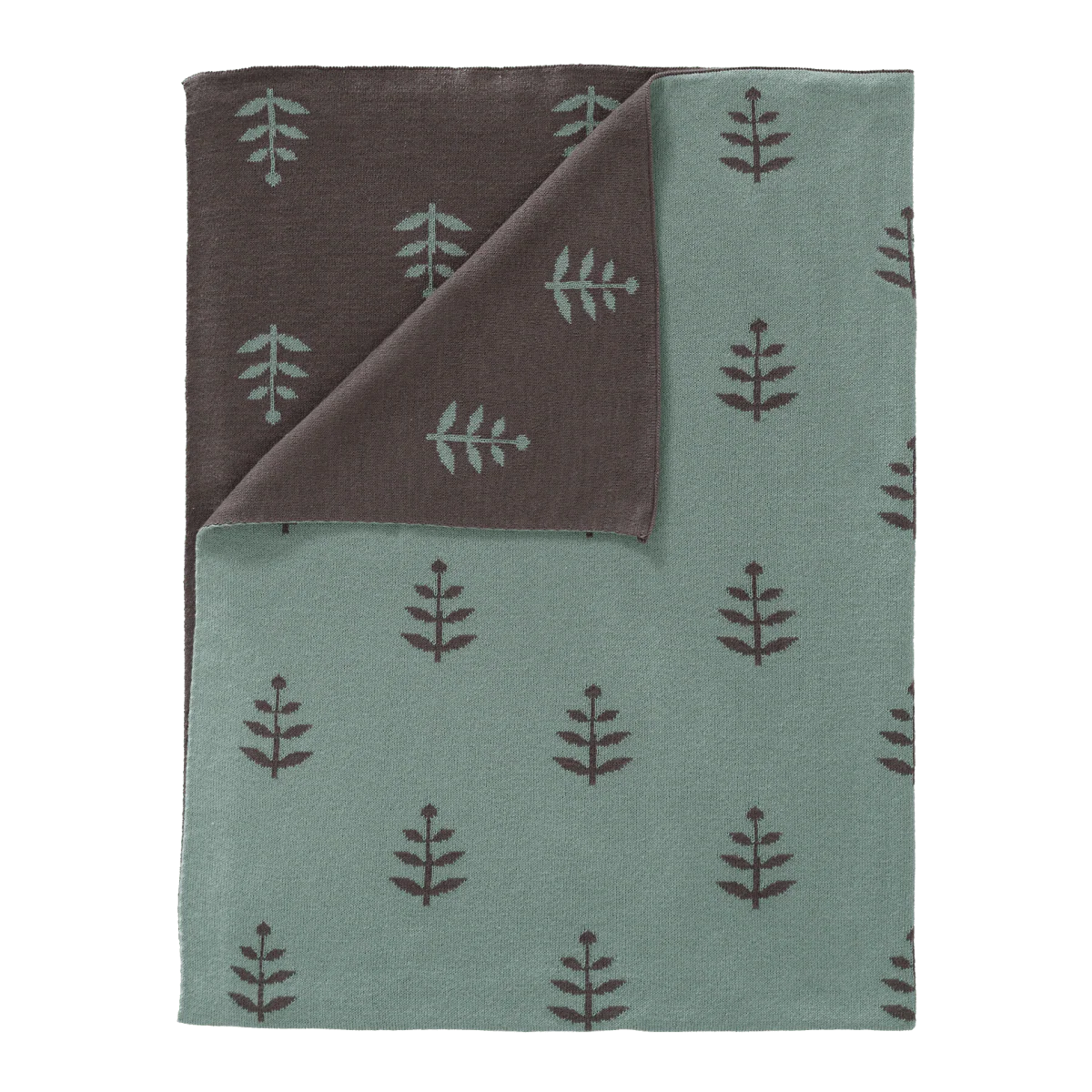 Fresk Wiegdeken Gebreid Leaves 80x100cm - Image 7