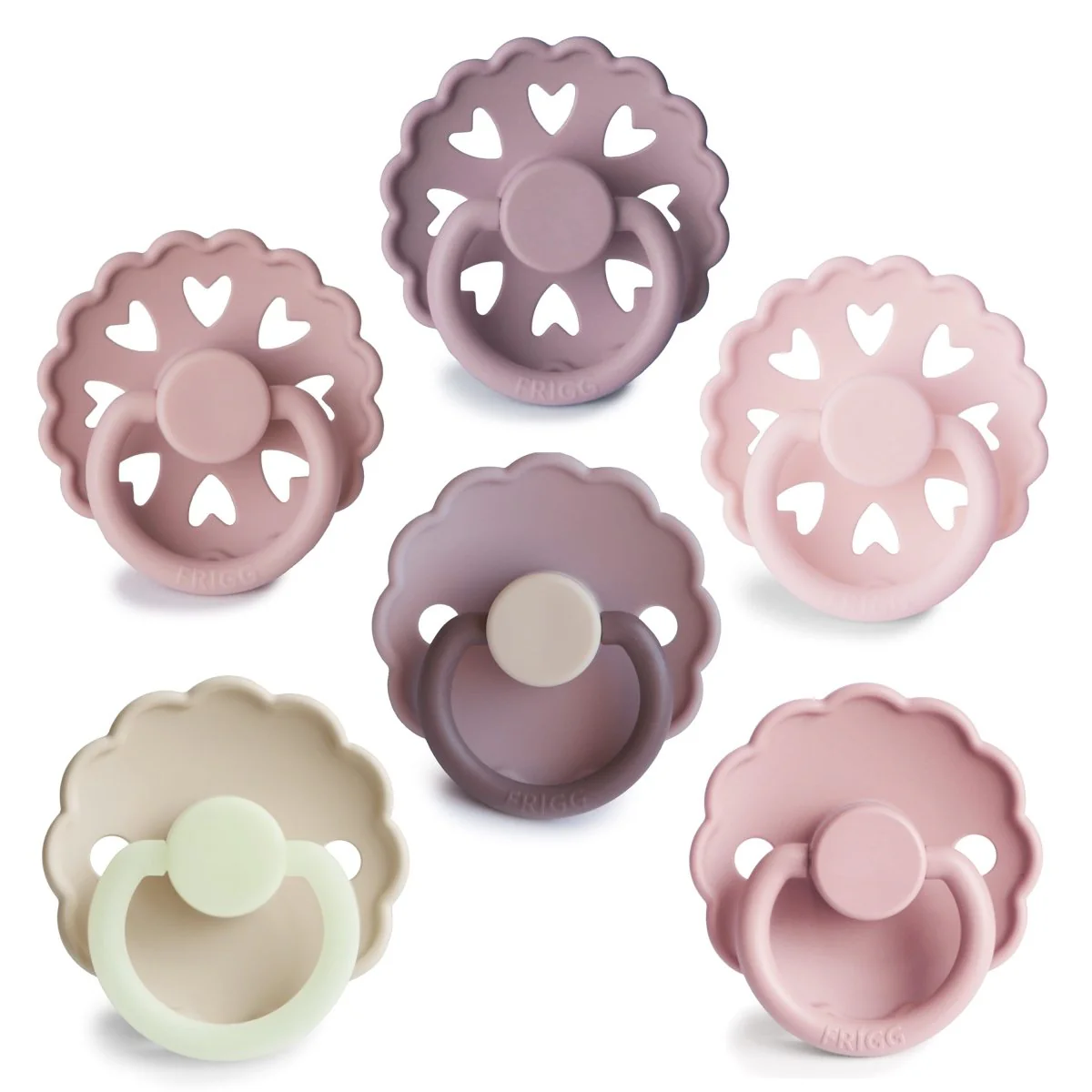 Frigg Speen Maat 1 Blooming Love Silicone 6St - Image 3