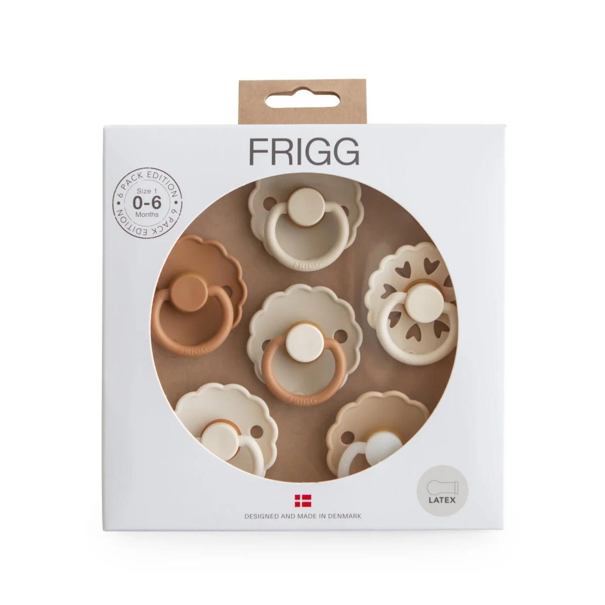 Frigg Speen Maat 1 Cinnamon Charm Latex 6St
