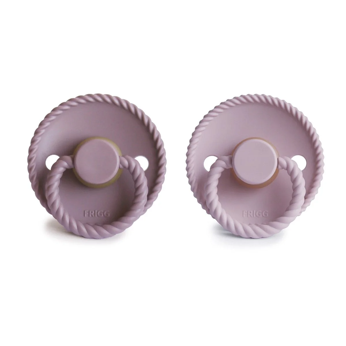 Frigg Speen Maat 1 Rope Tw. Mauve/Soft Lilac Latex 2-Pack - Image 2