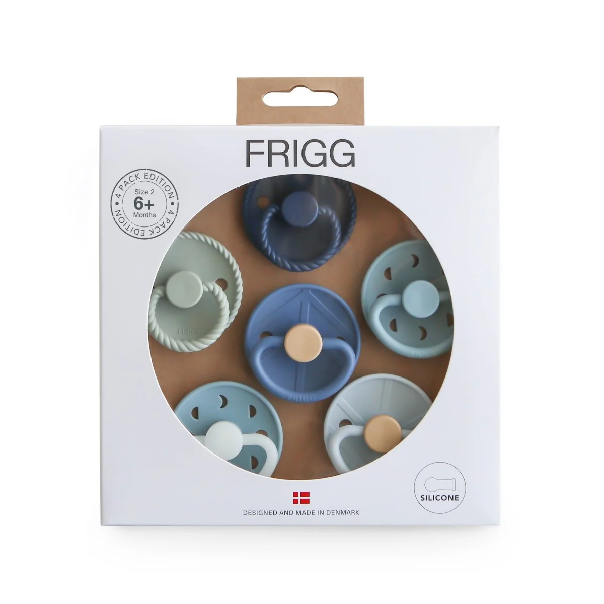 Frigg Speen Maat 2 Endless Sea Silicone 6St