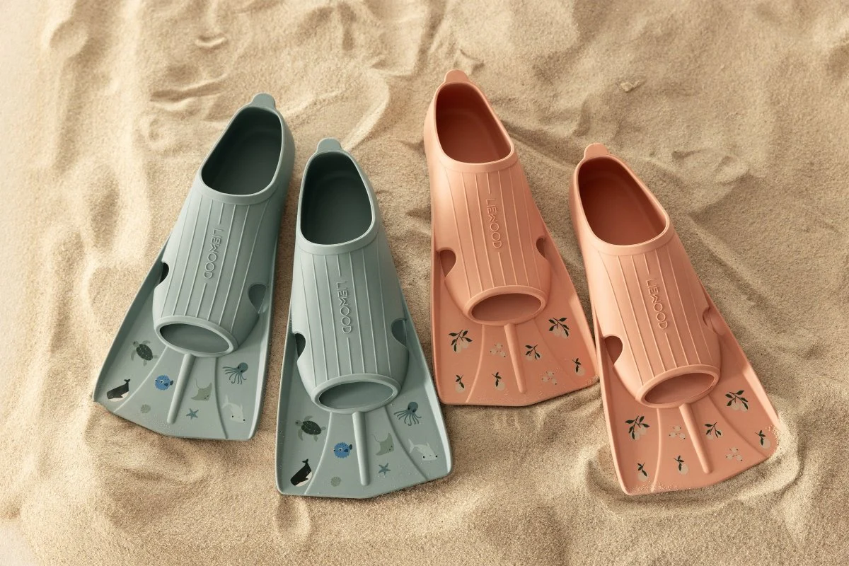 Gustav Printed Flippers Peach Tuscany Rose - Image 3
