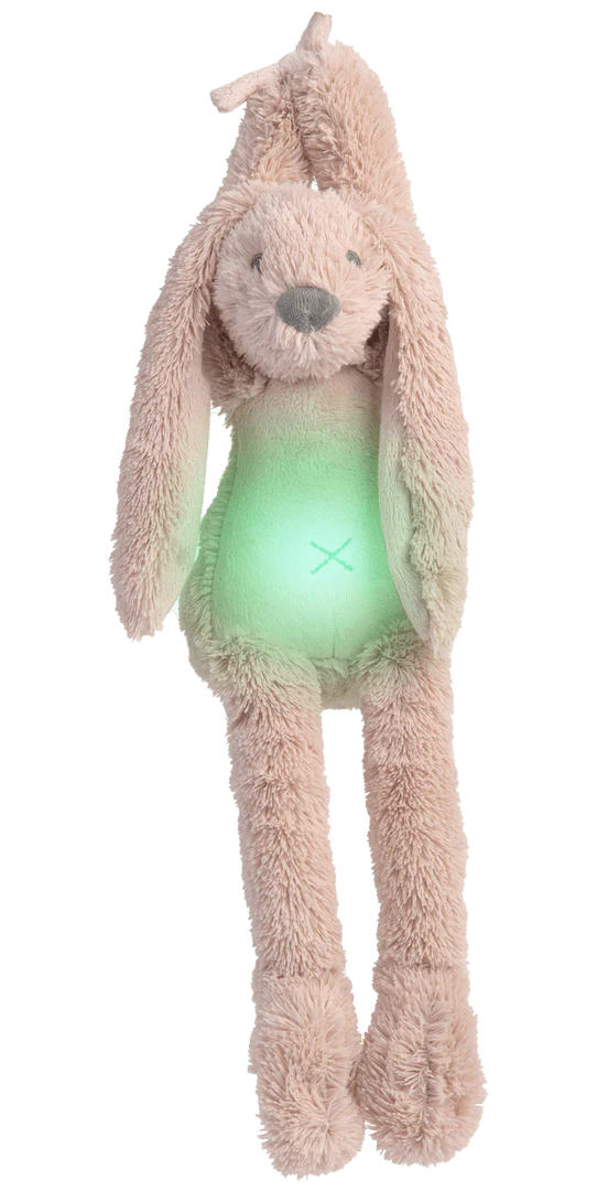 Happy Horse Knuffel Old Pink Rabbit Richie met Nachtlampje en Geluid 34cm - Image 4