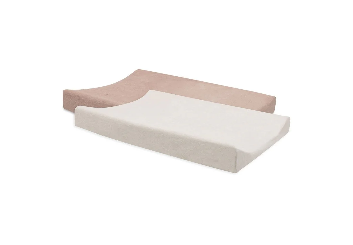 Jollein Aankleedkussenhoes Wild Rose/ Ivory 50X70Cm 2St