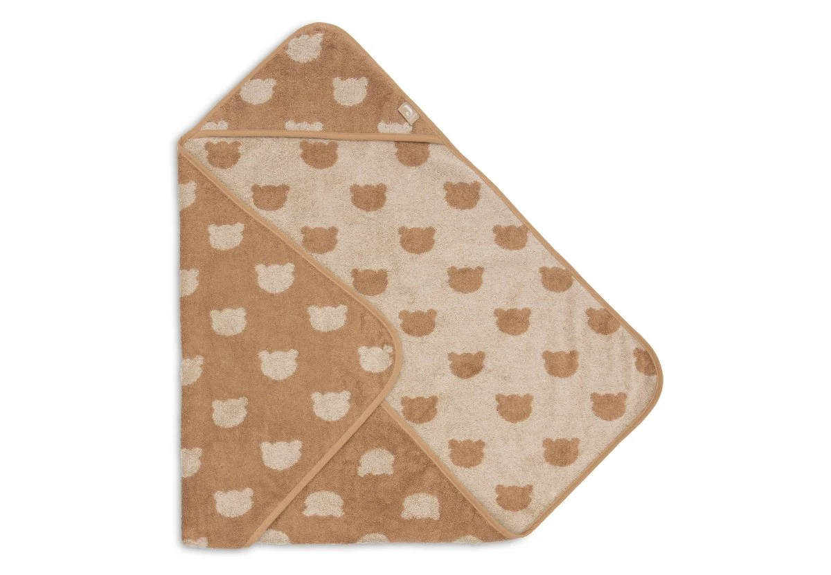 Jollein Badcape Baby Biscuit Jacquard - Image 3