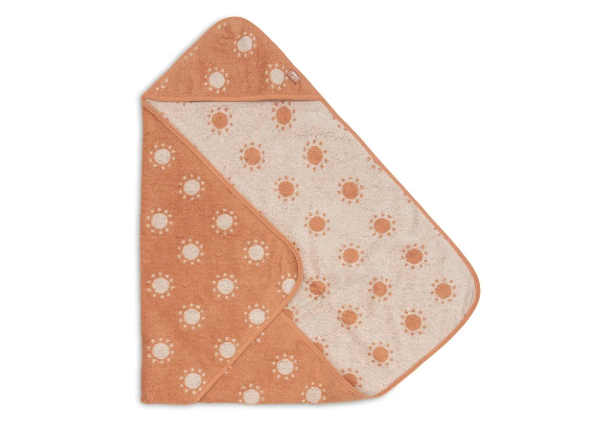 Jollein Badcape Baby Light Terra Jacquad - Image 2