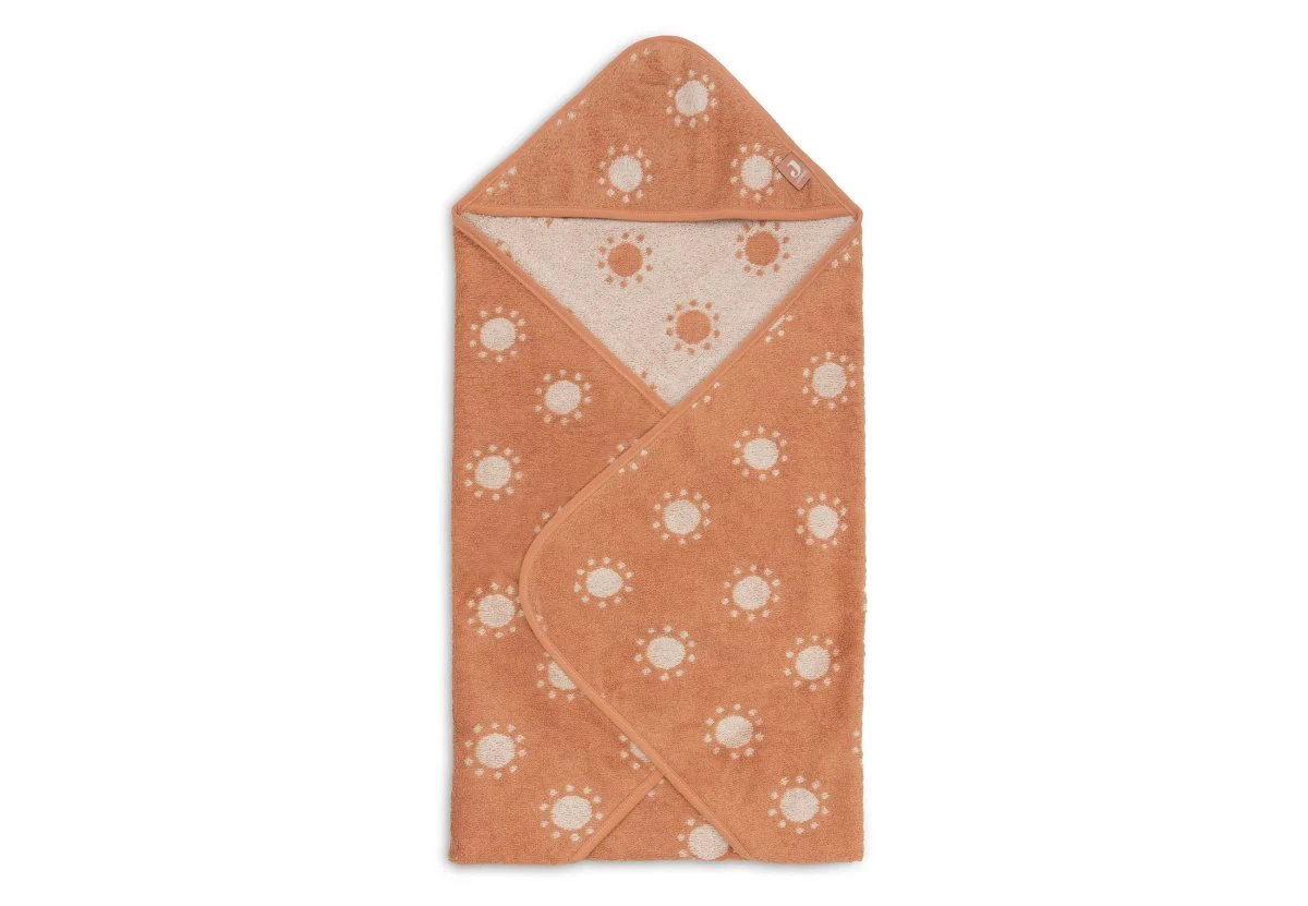 Jollein Badcape Baby Light Terra Jacquad - Image 3
