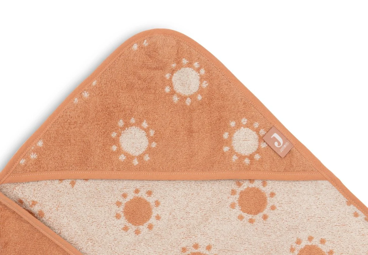 Jollein Badcape Baby Light Terra Jacquad - Image 4