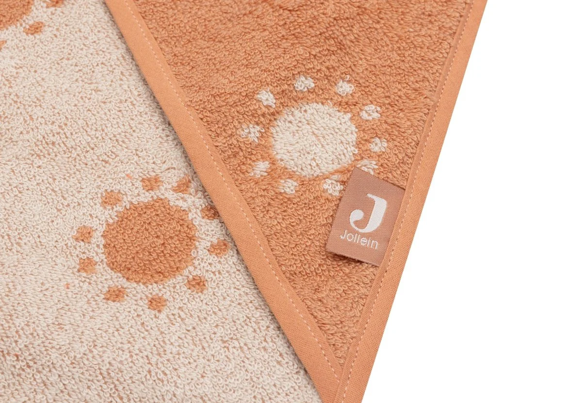Jollein Badcape Baby Light Terra Jacquad - Image 5