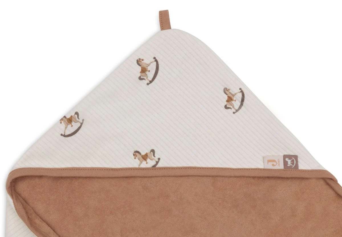 Jollein Badcape Baby Nostalgic Ride 75X75Cm - Image 4