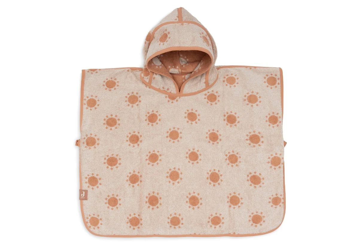 Jollein Badponcho Jacquard Light Terra