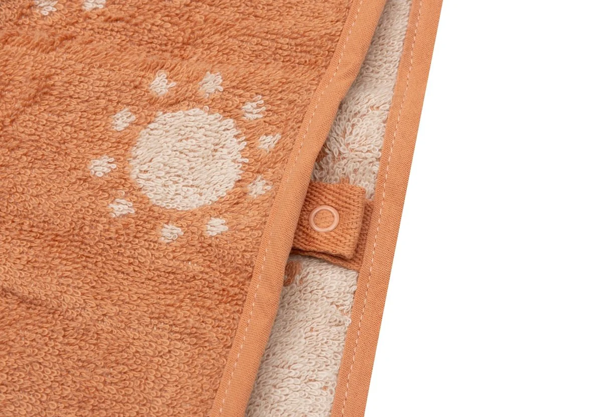 Jollein Badponcho Jacquard Light Terra - Image 6