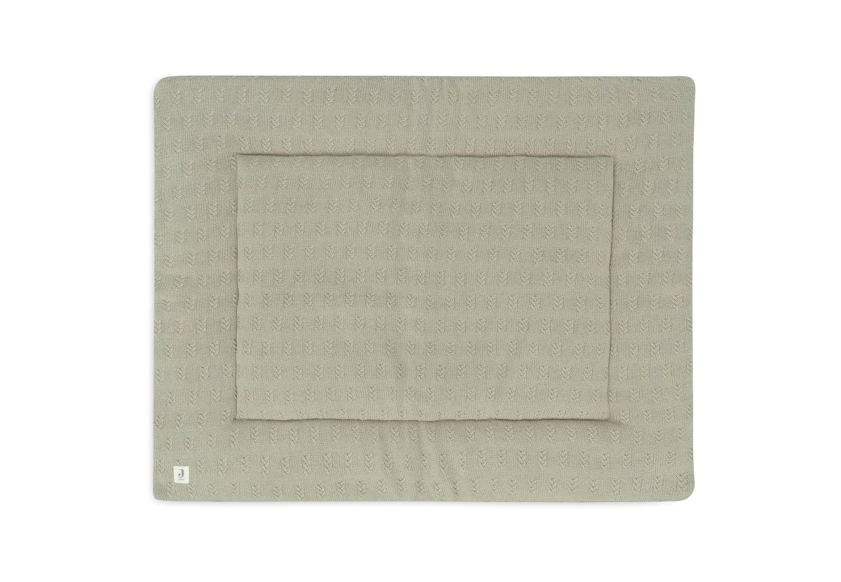 Jollein Boxkleed Grain Knit Olive Green 75X95Cm
