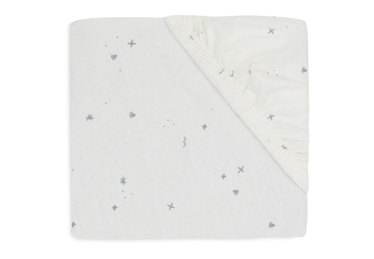 Jollein Hoeslaken Peuter Jersey Twinkling Sea Green 60 X 120 Cm - Image 2