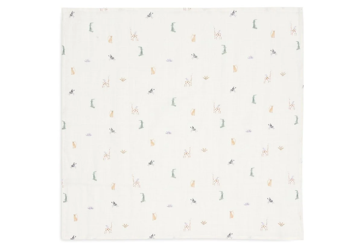 Jollein Hydrofiele Doek Jungle Jambo 70 X 70 Cm 3St
