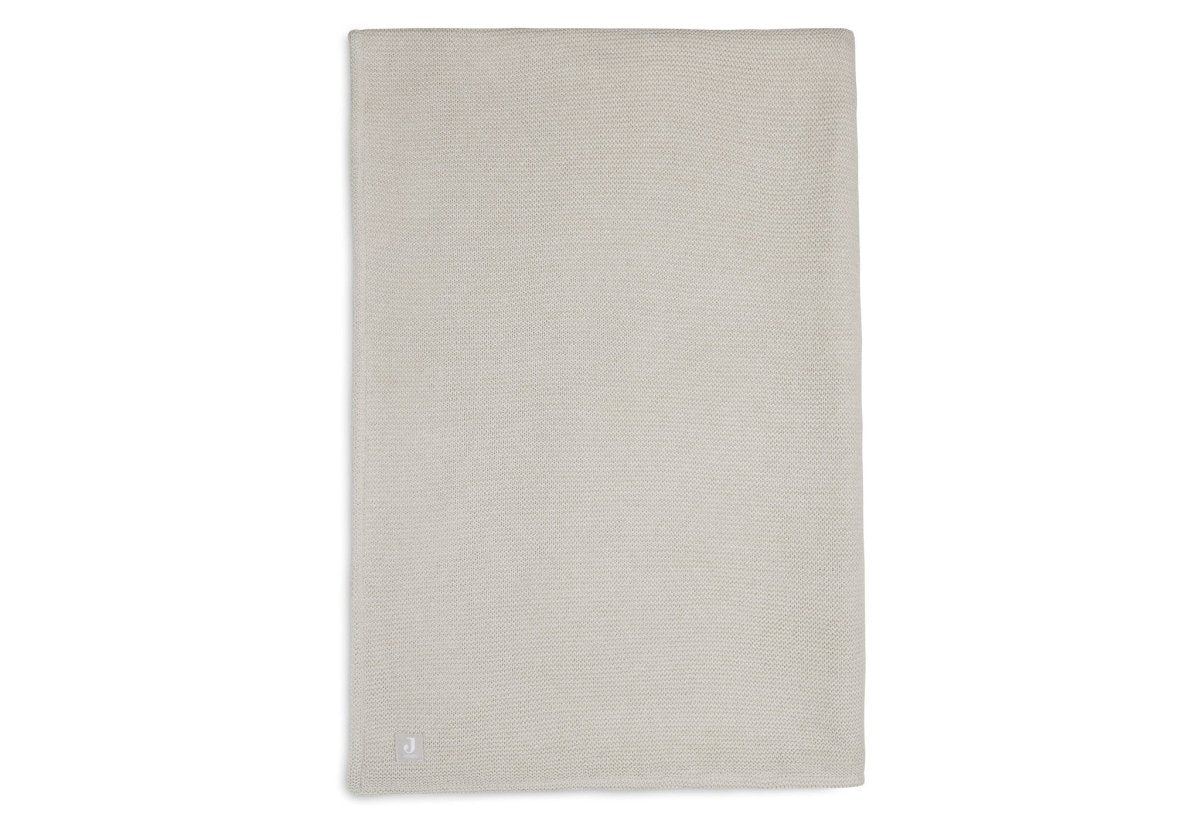 Jollein Ledikantdeken Basic Knit Nougat/Fleece 100x150cm - Image 2