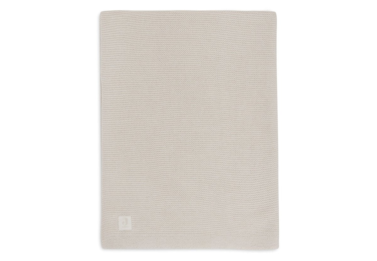 Jollein Ledikantdeken Basic Knit/ Oatmeal 100X150Cm
