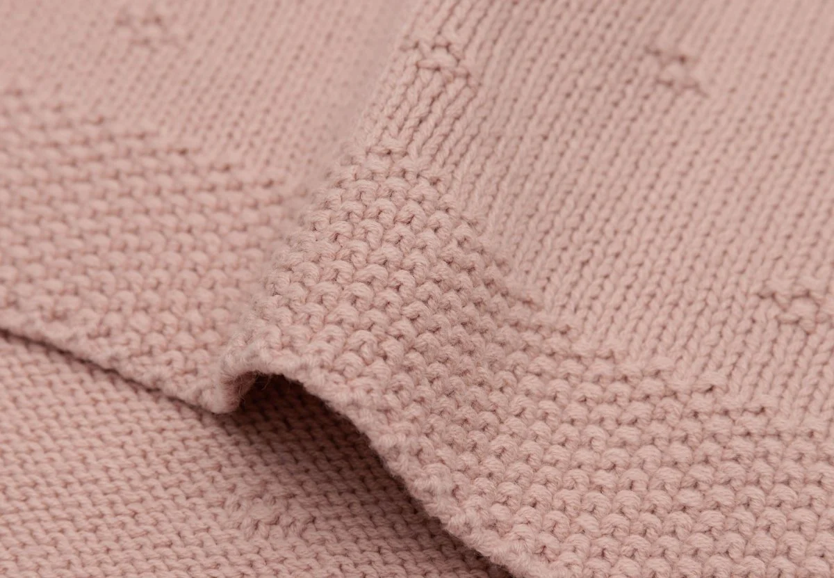 Jollein Ledikantdeken Cosy Knit Wild Rose 100 X 150 Cm - Image 4