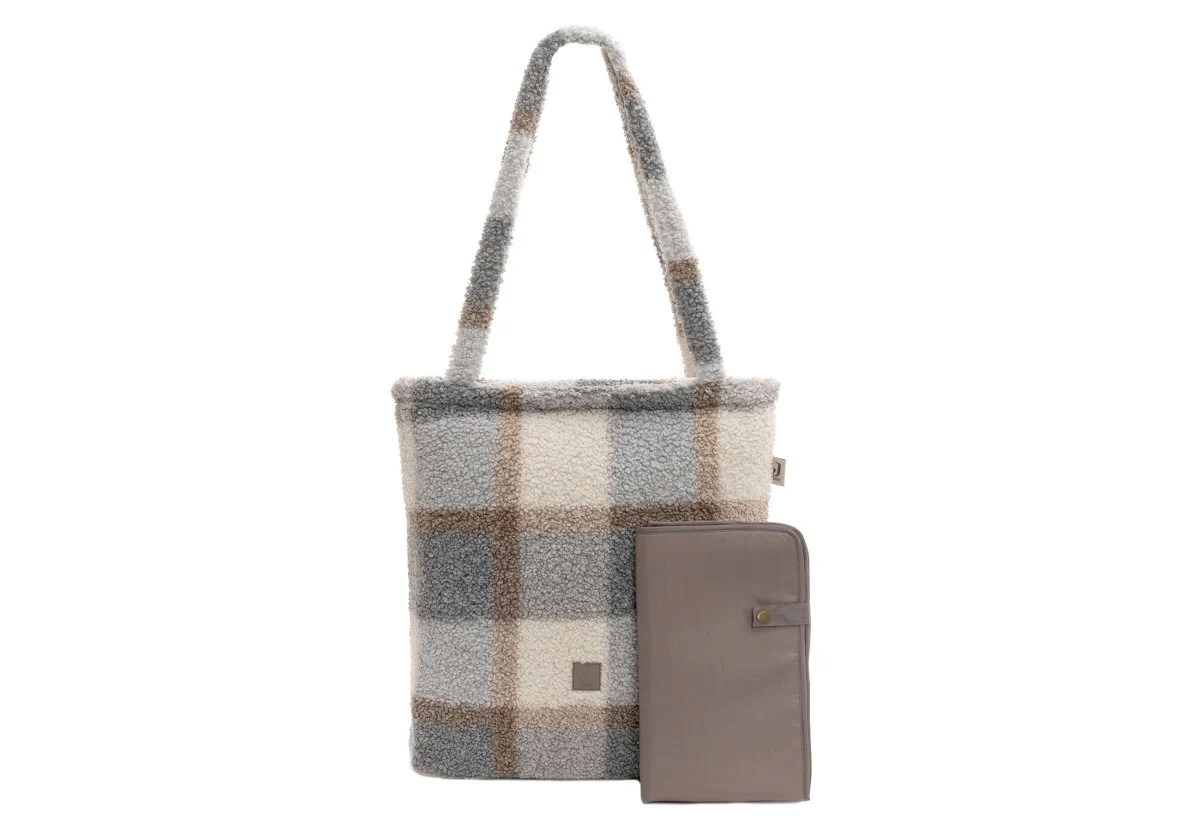 Jollein Luiertas Check Boucle Shopper