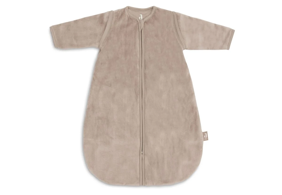 Jollein Slaapzak Baby Met Afritsbare Mouw Velvet/Milky Coffee 60Cm