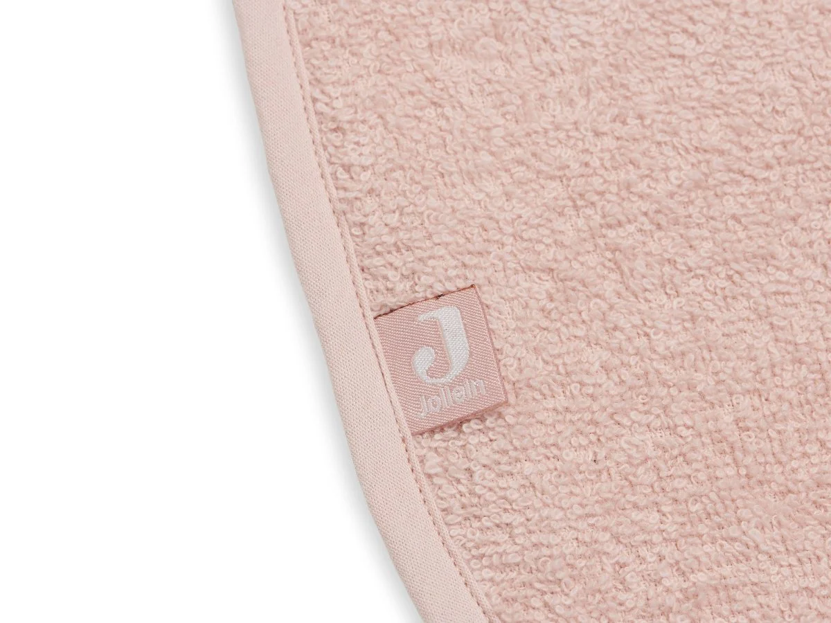 Jollein Slabbetje Badstof Pale Pink Nougat Caramel 3st - Image 6