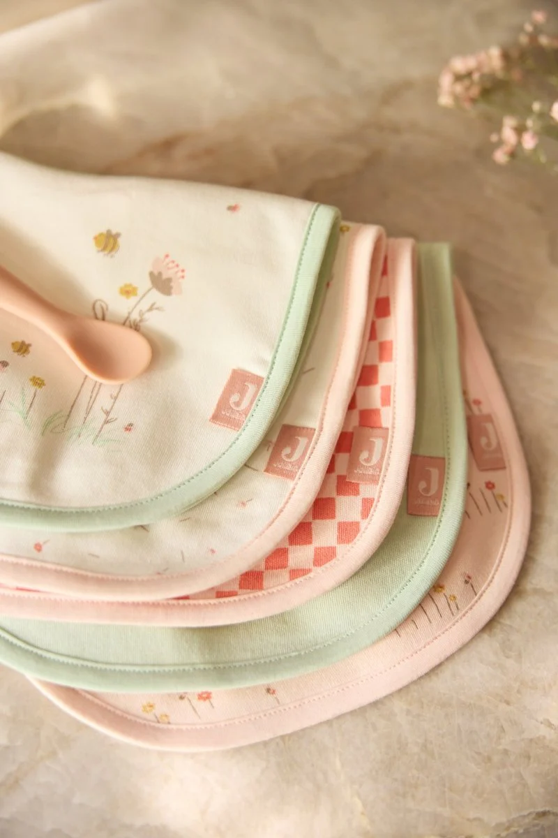 Jollein Slabbetje Jersey Waterproof Pretty Picnic 5St - Image 10