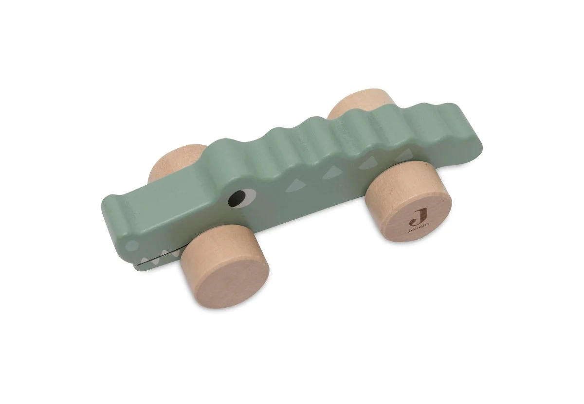 Jollein Speelgoed Auto Krokodil Op Wielen Jungle Jambo - Image 2
