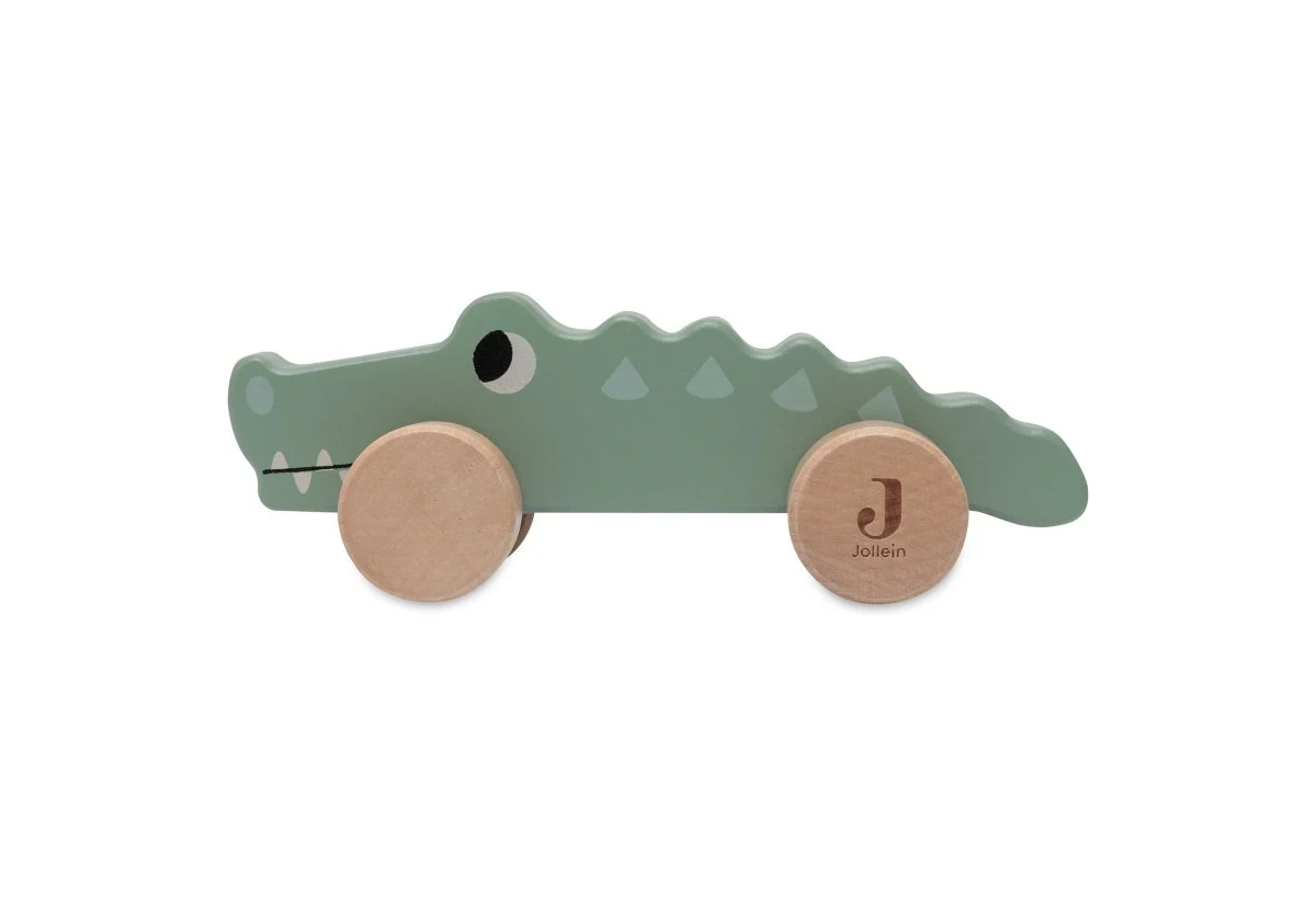 Jollein Speelgoed Auto Krokodil Op Wielen Jungle Jambo - Image 3