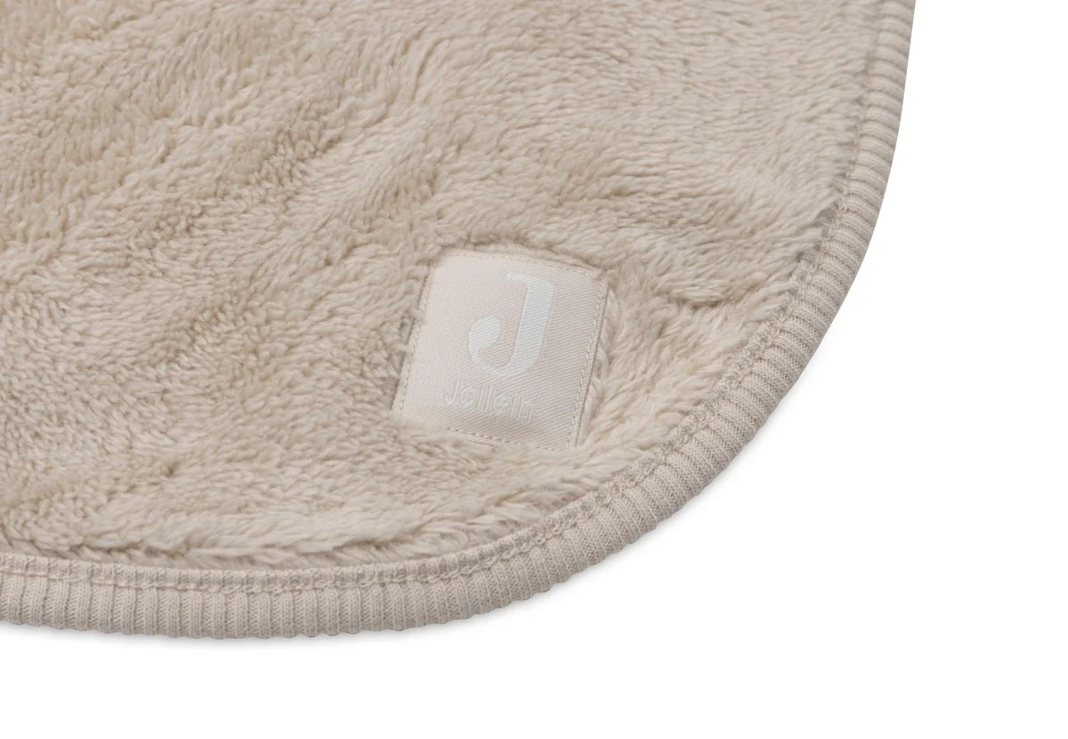 Jollein Wiegdeken Basic Jersey/Sherpa - Warm Sand 75X100Cm - Image 2