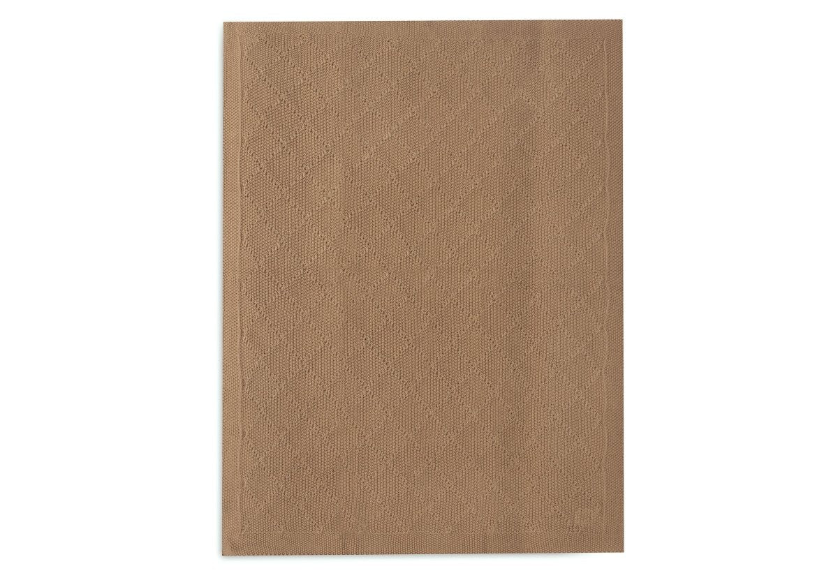 Jollein Wiegdeken Check Knit Biscuit 75 X 100 Cm - Image 3
