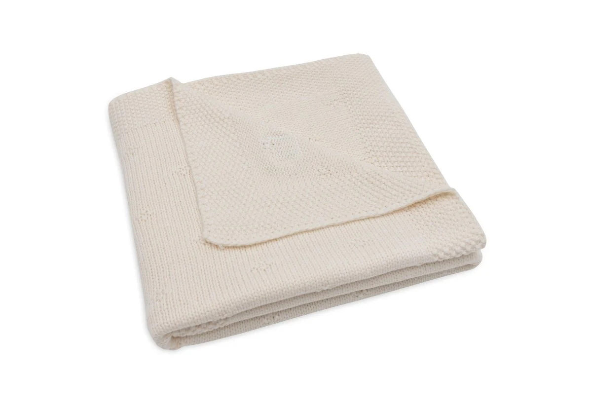 Jollein Wiegdeken Cosy Knit Ivory 75 X 100 Cm - Image 4