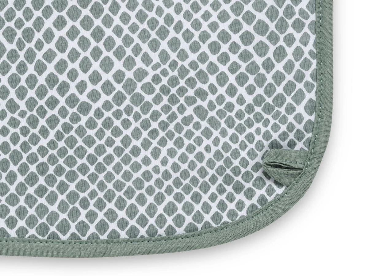 Jollein Wiegdeken Jersey Snake Ash Green 75x100cm - Image 3