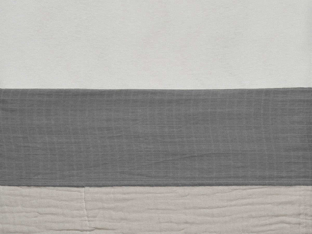 Jollein Wieglaken Wrinkled Cotton Storm Grey 75x100cm - Image 3
