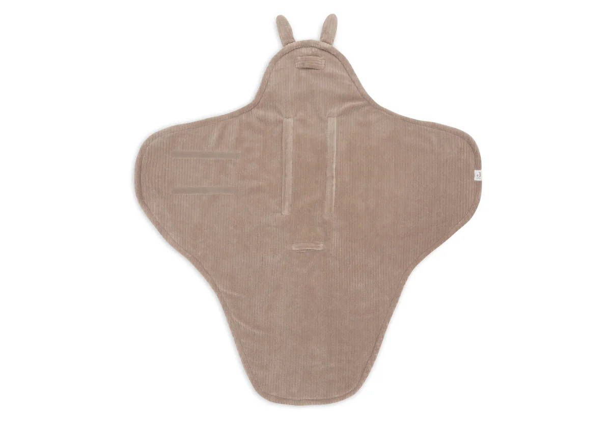 Jollein Wikkeldeken Baby Bunny Cloudy Rib/ Milky Coffee - Image 3