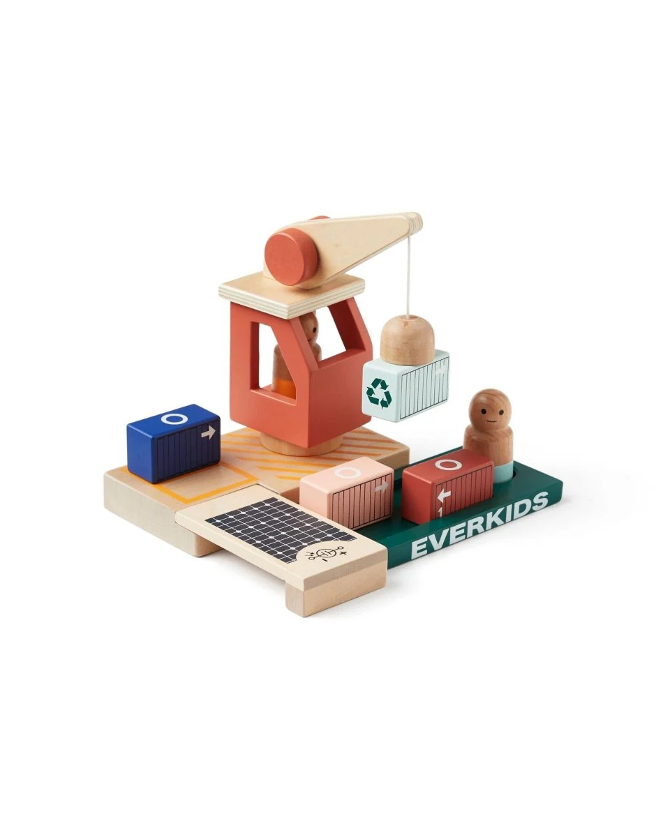 Kid's Concept Houten Speelgoed Container Haven - Image 3