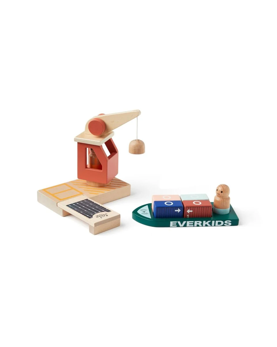 Kid's Concept Houten Speelgoed Container Haven - Image 4