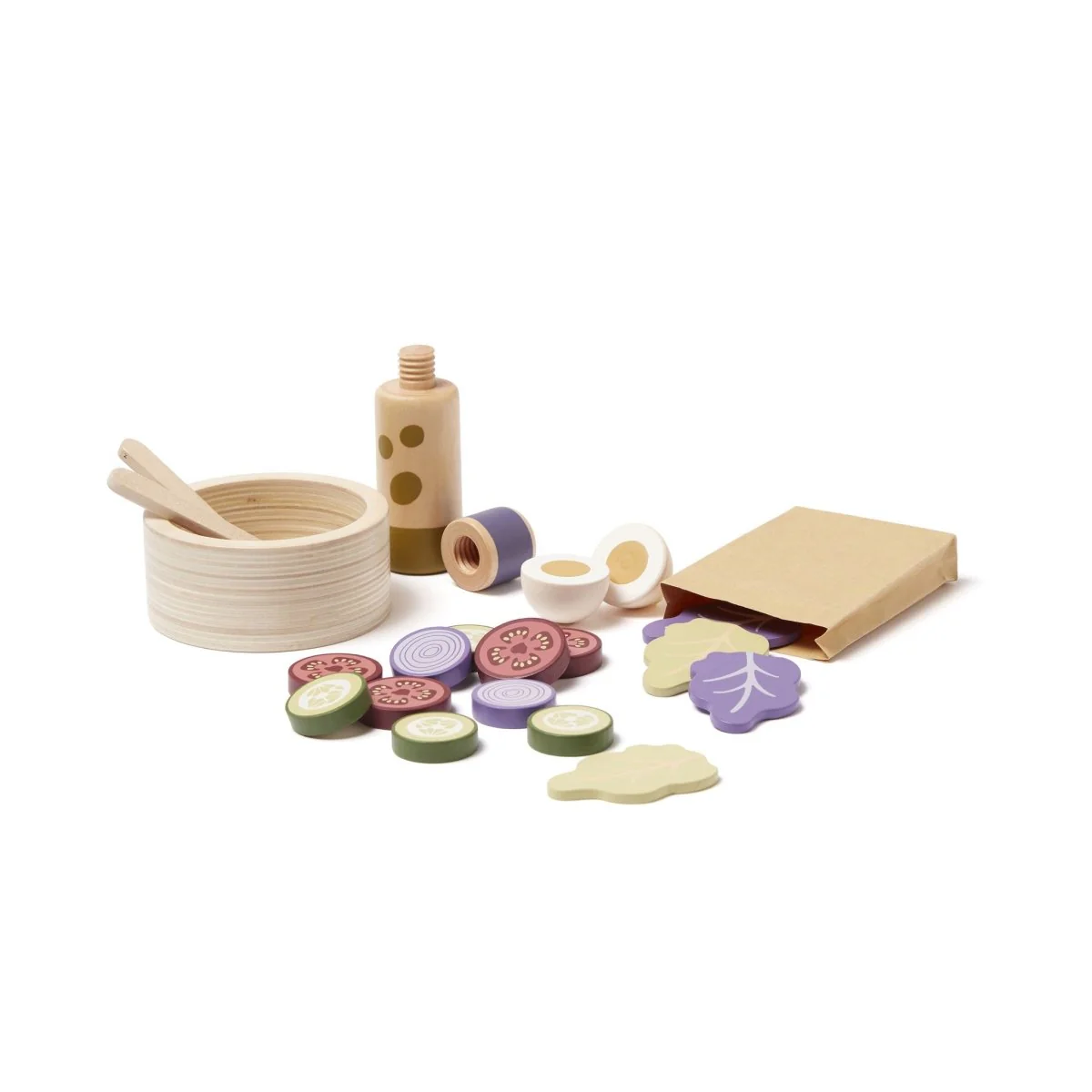 Kid's Concept Houten Speelgoed Salade Set